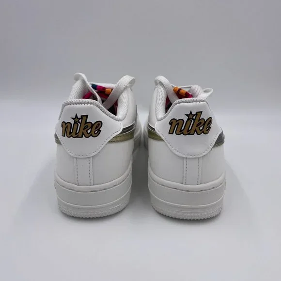 Nike Air Force 1 LV8 White Womens Shoes - Picture 4 of 8